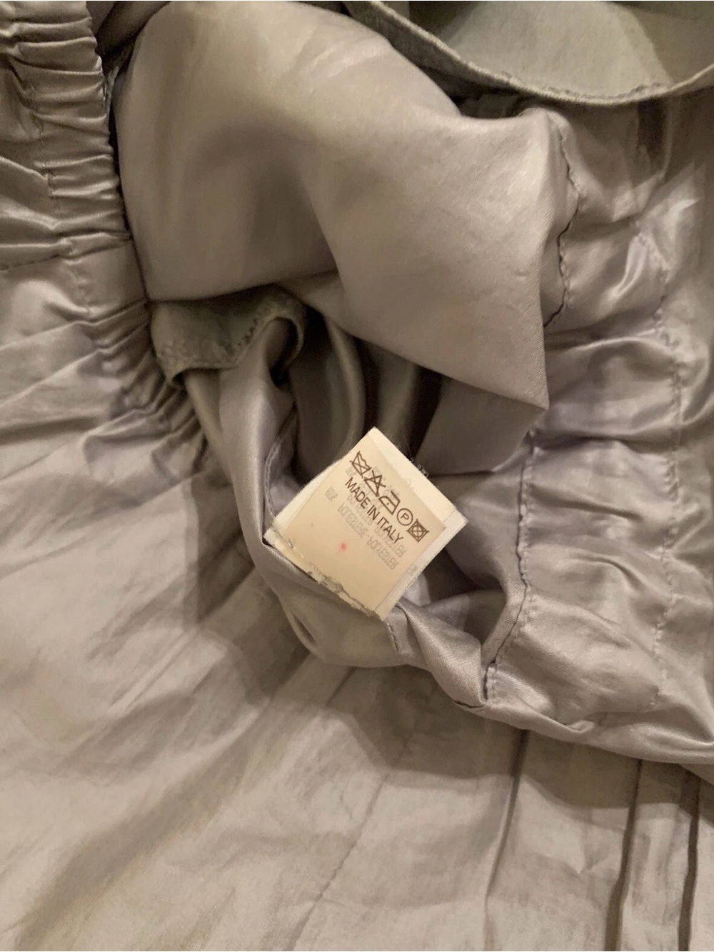 Brunello Cucinelli Windbreaker Hoodie Full Zip Jacket Cotton Silk Rain Grey 44 - Picture 9 of 11